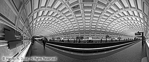 Dupont Circle Metro Station Panorama