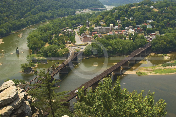 HD_STC-07 - Harpers Ferry Area - Maryland Heights side (view from rock ledge overview across from Harpers Ferry, WV) HD_STC-07 - Harpers Ferry Area - Maryland Heights side (view from rock ledge overview across from Harpers Ferry, WV)