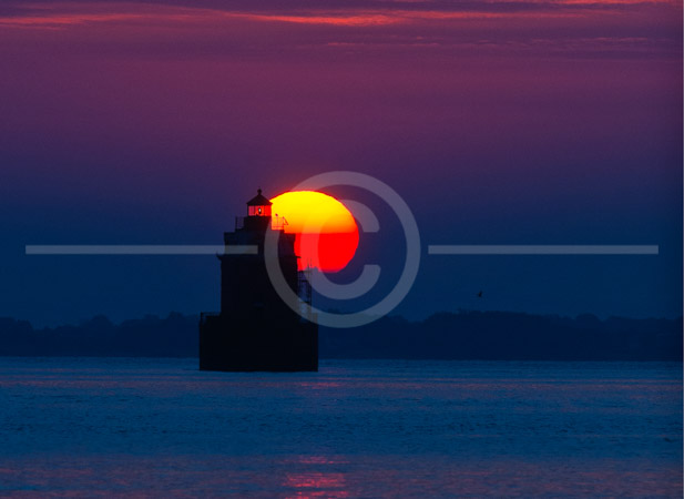 HD_STC-25 - Closeup view of Sandy Point Light at sunrise. HD_STC-25 - Closeup view of Sandy Point Light at sunrise.