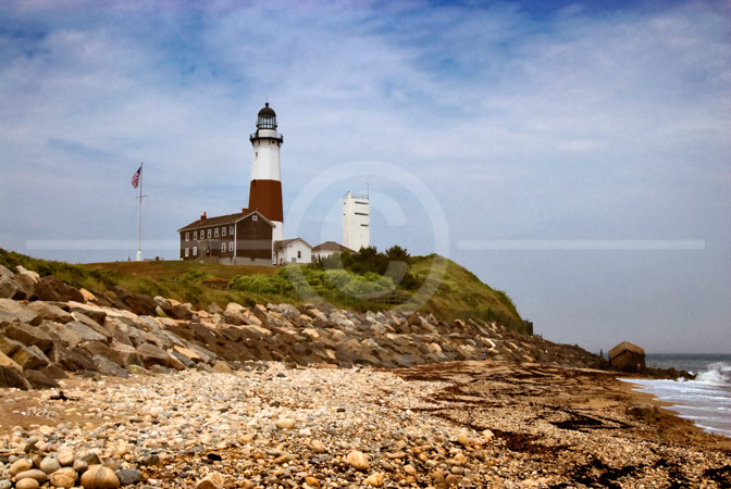 HD_STC-28 - View of Montauk Point Lighthouse from beach. HD_STC-28 - View of Montauk Point Lighthouse from beach.