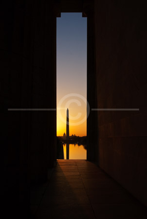 HD_STC-63 - Shot from Lincoln Memorial, Reflecting Pool, Washington Monument, and Capitol seen through columns at sunrise. HD_STC-63 - Shot from Lincoln Memorial, Reflecting Pool, Washington Monument, and Capitol seen through columns at sunrise.