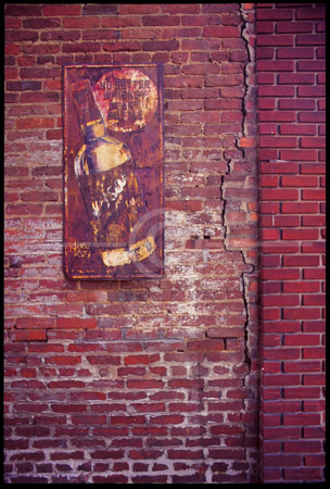 HD_STC-97 - Brick wall and faded sign, Frederick, Maryland. HD_STC-97 - Brick wall and faded sign, Frederick, Maryland.